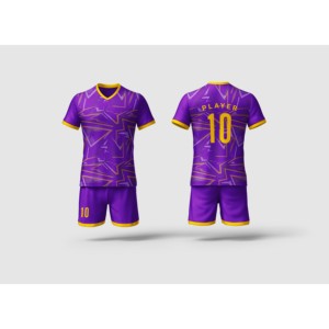 Conjuntos de Uniformes de Fútbol de Malla de Secado Rápido Low Terrif, Camiseta de Fútbol Personalizada por Sublimación para Niños, Uniforme de Fútbol para Hombre - Product Image 3