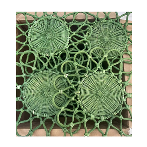 Plato de ratán natural hecho a mano, bandeja decorativa tejida para la mesa, estilo vietnamita - Product Image 5