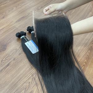 OFERTA FLASH Combo de Extensiones de Cabello Liso Natural con Trama a Máquina, Colores Naturales, Precio al por Mayor - Product Image 5