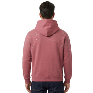 Sudaderas con Pedrería de Alta Calidad para Hombre, Forro Polar Grueso, Estilo Urbano, Logotipo Personalizado, MOQ Bajo, Proveedor Mayorista - Product Image 3