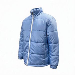 Nouvelle conception 2026 – Doudoune matelassée coupe-vent à capuche pour homme, en polyester/coton, rembourrée de coton épais, couleur personnalisable, chaude pour l'hiver - Product Image 2