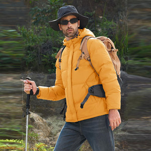 Lightweight Waterproof Puffer Jacket with Stand Collar and Custom Branding for <b>Travel</b> Outdoor and Street Style - Product Image 6