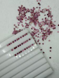 Tourmaline rose naturelle de haute qualité, taille brillant ronde 2,5-3,5 mm, pierre précieuse lâche avec jeu de couleurs, 46 carats, pour la fabrication de bijoux - Product Image 6