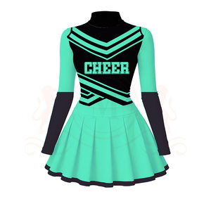 Tenues d'entraînement de cheerleading personnalisées avec logo, grandes tailles, pour enfants, jeunes et femmes, jupes, uniformes, costumes - Product Image 1