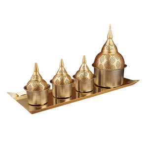 Bol à chocolat de luxe en or, design élégant, sûr et tendance, idéal pour servir des dattes – Nouveauté très prisée - Product Image 3