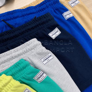 Shorts en coton éponge pour garçons, unis ou imprimés, vente en gros à bas prix, surplus de stock, fournisseur Bangladesh - Product Image 4