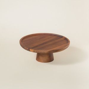 Support à gâteau classique en marbre blanc et bois, plateau de service pour gâteau, idéal pour la décoration, au meilleur prix. - Product Image 6