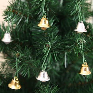 Adorno Navideño de Campana de Latón Dorado, Decoración Colgante para Árbol, Decoración Festiva - Product Image 2