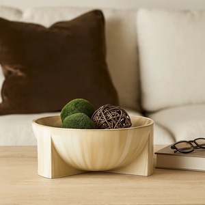 ชามเซรามิกแกะสลักลายมินิมอล งานแฮนด์เมด สำหรับเสิร์ฟอาหารที่บ้าน - Product Image 4