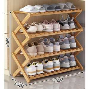 White Multi-Layer Shoe Rack Space Saving Entryway Organizer 80cm Tall Vertical Shoe <b>Shelf</b> Minimalist Corner Storage Stand Rack - Product Image 4