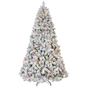 Albero di Natale Artificiale 4ft con 366 Rami in PVC, 21 Coni di Pino, 150 Luci LED Colorate su Filo Metallico per Decorazioni Festive - Product Image 1