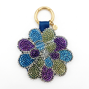 Vente en gros OEM de porte-clés cône de crème glacée perlé, breloques dessert personnalisées en perles de rocaille, pendentifs de sac à main - Fabricant et Fournisseur - Product Image 5
