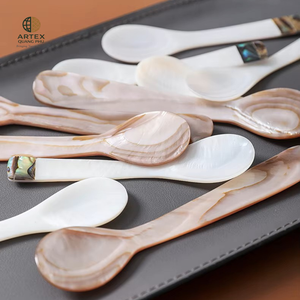 Cuchara Premium de Nácar Blanco Natural para Caviar, Hecha a Mano, Ecológica, MOP ARTEX QUANG PHU - Product Image 5