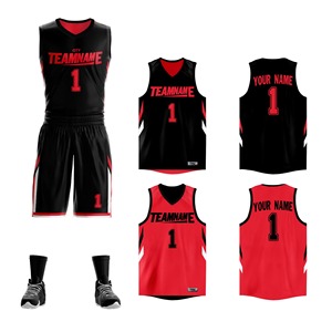 Maillots de basketball réversibles vierges pour hommes et enfants, tenues de sport d'extérieur, maillots de basketball sans manches pour garçons, vente en gros - Product Image 3