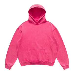Plus Size Heavy Weight Women French Terry Baggy Pullover Hoodies Vintage Wash Outdoor Winter Warm Hooded For Girls Breathable - Product Image 3