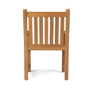 Teak Solid Wood Traditional Outdoor <b>Dining</b> <b>Armchair</b>-Durable Waterproof & Eco-Friendly Garden Furniture - Product Image 4