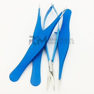 Pinzas para Cejas de Acero Inoxidable Color Azul con Punta Puntiaguda, Diseño Duradero para un Uso Preciso - Product Image 6