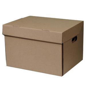 Boxit.pk Custom Corrugated Banker Archive Box Brown Document Storage & Moving Carton with Lid and Handles - Product Image 5