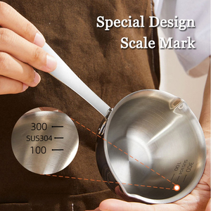 Strong Base Sauce <b>Pan</b> With Stainless Steel Interior For Hassle Free Cooking And Quick Cleaning - Product Image 4