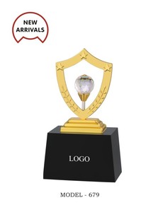 ถ้วยรางวัลเพชรโลหะพร้อมบริการสลักชื่อส่วนตัว - Product Image 3