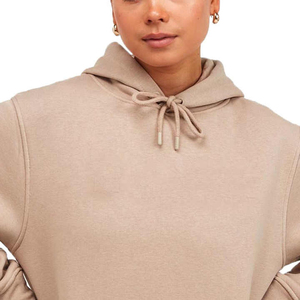 Women's Casual Printed Long Sleeve Oversize Fleece <b>Tracksuit</b> Heavyweight 100% Cotton Hooded Collar Front Logo Solid OEM - Product Image 6