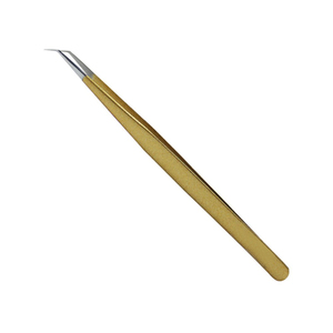 Black Lightweight With Fiber Tip Eyelash Extension Tweezers <b>Kit</b> With Box for Salon Premium Quality Eyelash Grafted Tweezers - Product Image 1