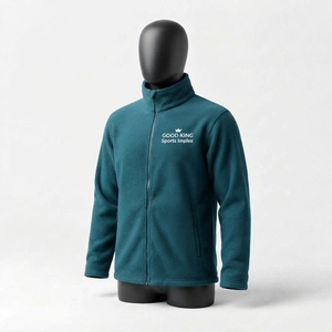 Custom Design Polar Fleece <b>Jacket</b> Fashionable <b>Jackets</b> Outdoor Sporty Autumn Winter Fleece <b>Jacket</b> for <b>Men</b> - Product Image 6