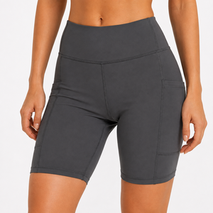 Shorts de Yoga de Cintura Alta con Compresión, Secado Rápido y Transpirables para Gimnasio |   Fabricante OEM ODM Bangladesh - Product Image 1