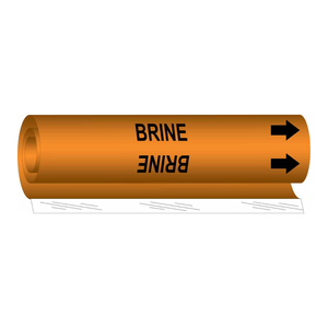 Marqueur de tuyaux flexible haute performance Brady BRINE pour l'identification des tuyaux industriels - Product Image 1