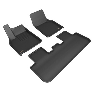 Tapis de sol Kagu sur mesure 3D MAXpider (noir) compatible avec Tesla Model Y Juniper 2026 - Ensemble complet - Product Image 1