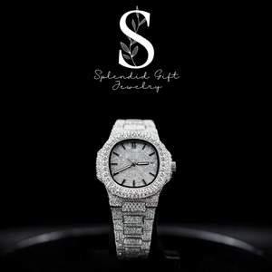 Reloj de Diamantes Sofisticado de Alta Demanda para Eventos Formales y Reuniones de Negocios Disponible al Mejor Precio del Mercado - Product Image 1