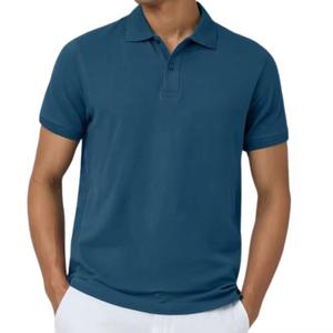 Polo homme tendance en coton, nouveau style, avec boutons et logo sur le devant, durable, idéal pour le business – Collection Hot Sale - Product Image 1