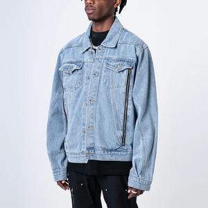 Veste en jean brodée florale pour femme, style bohème, manteau en jean artistique et tendance - Product Image 3