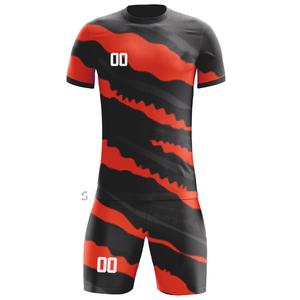Maillots de football OEM en gros, design personnalisé, short 100% polyester, maillot de sublimation personnalisable, séchage rapide - Product Image 1