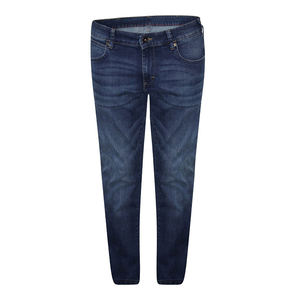 Jeans en denim légers et écologiques pour hommes, coupe droite, 100 % coton, ajustement régulier, personnalisables, haute qualité, vente en gros - Product Image 2