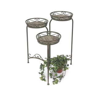 Best Arrival Luxury Modern Customized Color Size Shape Metal Iron Indoor Outdoor Home Garden Flower Planter <b>Pot</b> <b>Stand</b> - Product Image 6