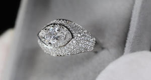 Anillo de Moissanita con Diamantes Estilo Hip Hop para Hombre y Mujer, Anillo Iced de Plata Esterlina 925 con Baño de Rodio, Regalo de Aniversario de Bodas - Product Image 4