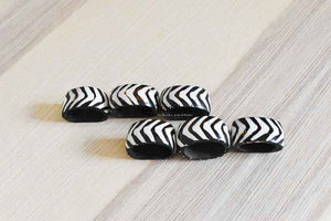 Anneau de serviette en os de style campagnard écologique de qualité supérieure, fait main, élégant accessoire de table Tradebyd - Product Image 5