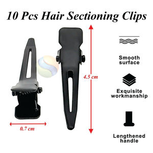 Kit d'outils professionnels de pose d'extensions de cheveux nouées à la main, 16 pièces, de qualité supérieure – Pinces, ciseaux et pinces de marquage en matériau composite durable - Product Image 5