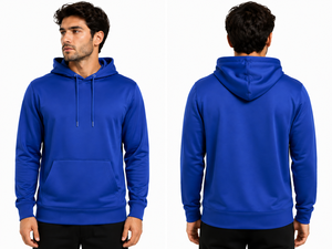 Sweat-shirt à capuche pour homme, en polaire 100% polyester, brodé, tricoté, chaud, décontracté, pour l'hiver, pour le sport de plein air, imperméable - Product Image 2