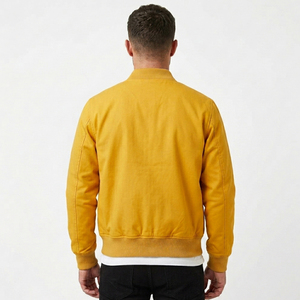 Blouson Bomber Homme Personnalisé Nouveau Design – Blouson Bomber en Toile Respirante à Col Montant, Style Tendance et Personnalisable pour la Vente en Gros - Product Image 2