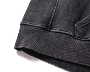 Sudadera con Capucha Personalizada con Pedrería, 100% Algodón, Tejido de Felpa, Logotipo Frontal, Unisex, Color Sólido, Invierno, Corte Holgado, Bolsillos Grandes, Transpirable, Antiencogimiento - Product Image 5