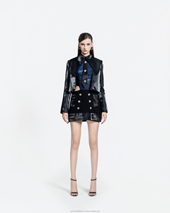 Vestido de Fiesta con Lentejuelas y Blazer Corto, Corte en A, Colección CITY LIGHT GIRL - HER NEW YORK - Product Image 4