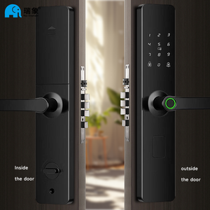 자동 전자 디지털 잠금 지능형 와이파이 앱 지문 카드 스마트 도어 - Product Image 2