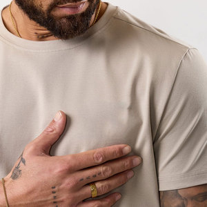 Prix bas, vente en gros, surdimensionné, décontracté, écologique, respirant, séchage rapide, 100% coton, course à pied, logo imprimé, vintage, personnalisé - Product Image 5