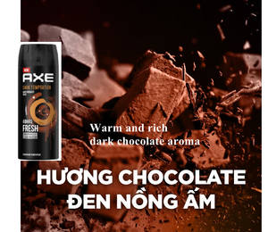 AXE Dark Temptation Spray Corporal Aroma Chocolate Negro 135ml - Product Image 5