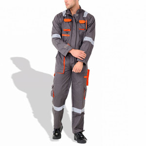 Econex Sports <b>Men</b> Blue Hi Visibility Work <b>Overalls</b> Reflective Stripes Polyester Rip-Stop CE/EU Certified Unisex Safety Uniform - Product Image 5