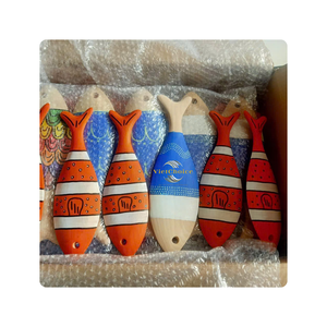 Décoration murale artisanale Vietchoice Phoebe en bois, créatures marines, écologique, couleur personnalisée, design moderne, pour anniversaire - Product Image 3