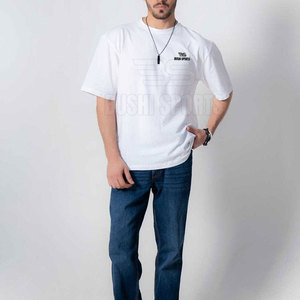 เสื้อยืดทรงบ็อกซี่สุดเท่ ดีไซน์ทรงหลวม สัมผัสนุ่ม ให้ลุคทันสมัย - Product Image 4