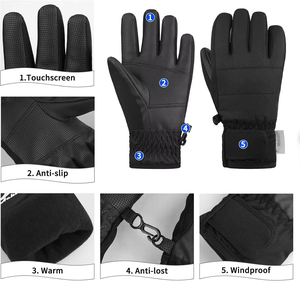 Guantes de Esquí Inteligentes con Calefacción, Pantalla Táctil, Resistentes al Viento, para Deportes, Ciclismo, Snowboard y Motociclismo - Product Image 5